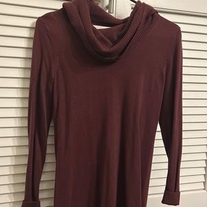 Loft cowel neck sweater dress